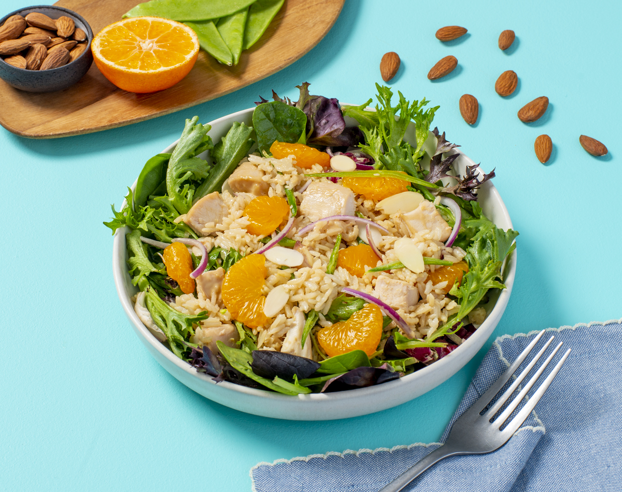 Asian Chicken and Rice Salad