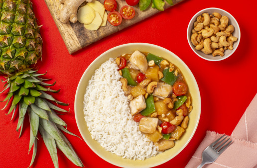 cashew sweet and sour chicken