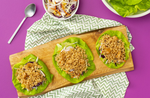 Lettuce Chicken Wraps