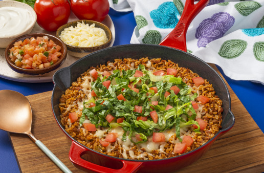 Meatless Taco Rice