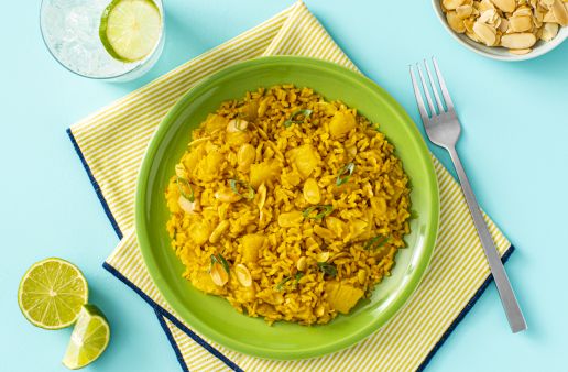 curried rice w pineapple