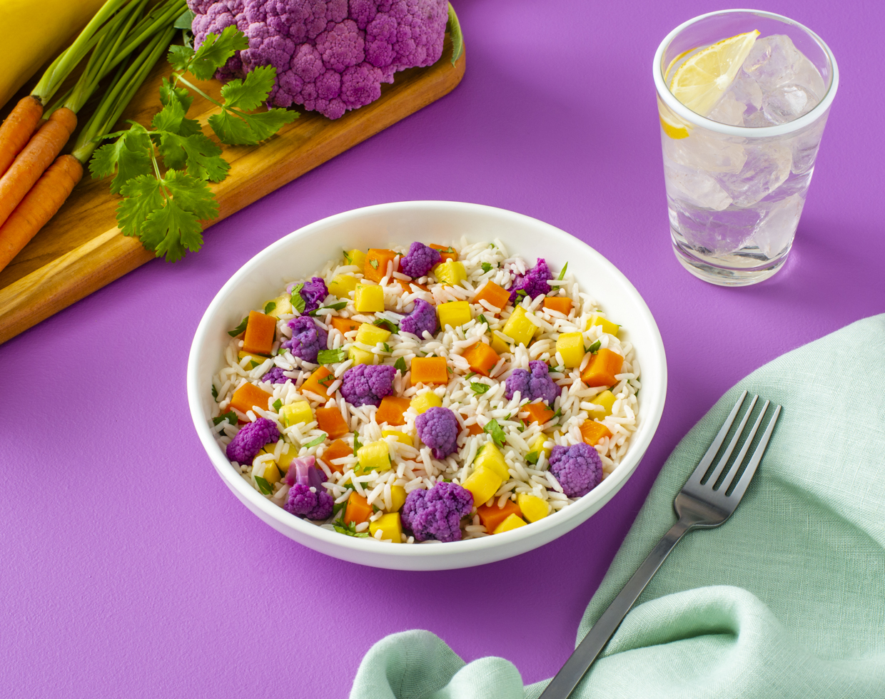 Vegetable Escabeche and Rice