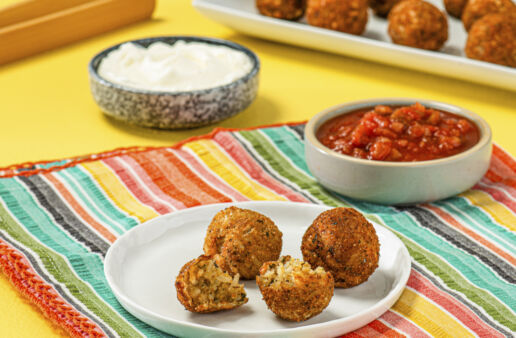 Cheesy Mexican Rice Bites