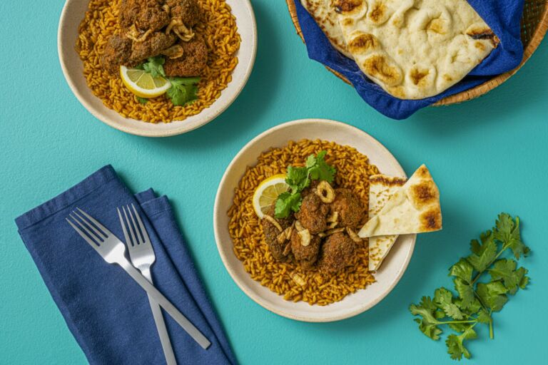 Indian Fried Chicken & Rice