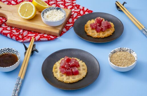 TUNA WAFFLE TACO RECIPE