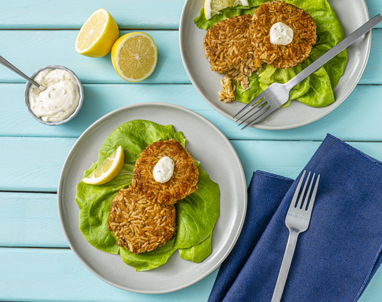 Easy Crab and Jasmine Rice Cakes