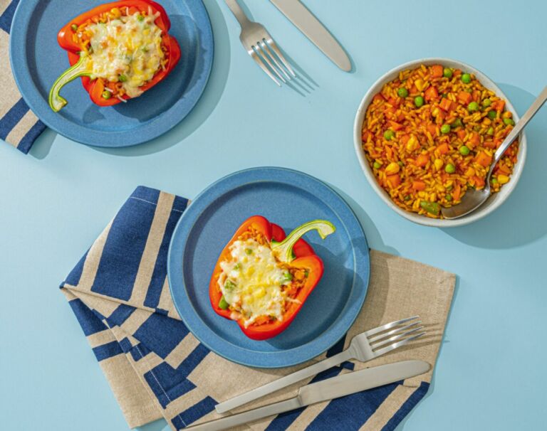 Easy Italian Stuffed Peppers