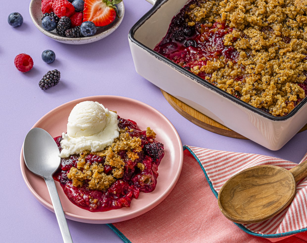 Quinoa Berry Crumble