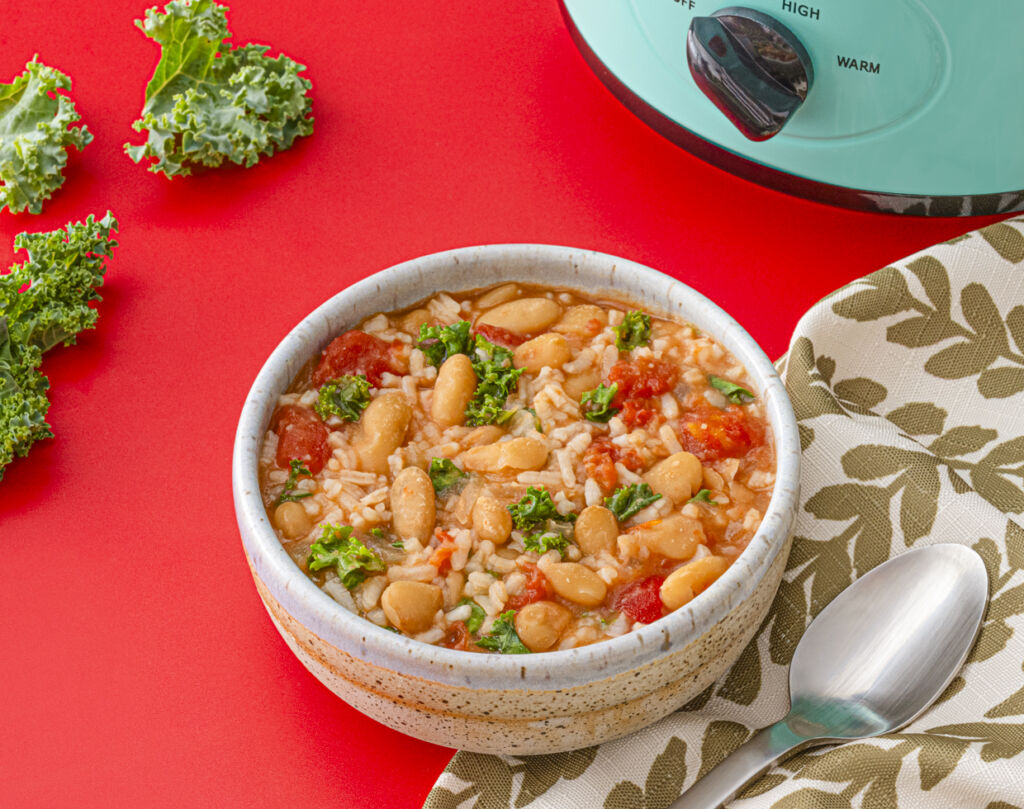 SLOW COOKER TUSCAN BEAN STEW