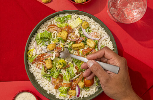 Italian Grinder Rice Salad