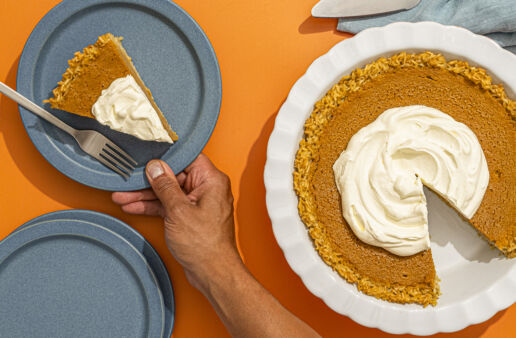 Sweet Potato Rice Crust Pie